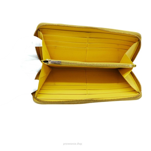 🔴 Celine Multifunction Zip Wallet - Yellow/Black - Picture 7 of 8